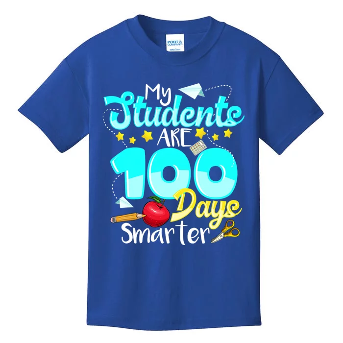 My Students Are 100 Days Smarter Gift For Teachers Gift Kids T-Shirt