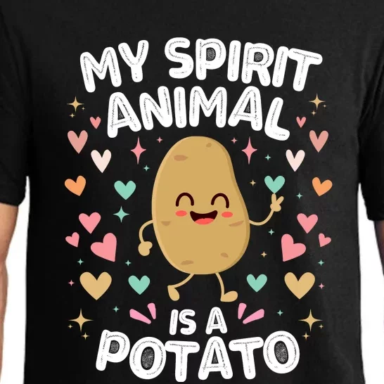 My Spirit Animal Is A Potato Pajama Set