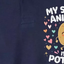 My Spirit Animal Is A Potato Softstyle Adult Sport Polo