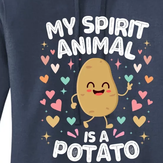 My Spirit Animal Is A Potato Women's Pullover Hoodie