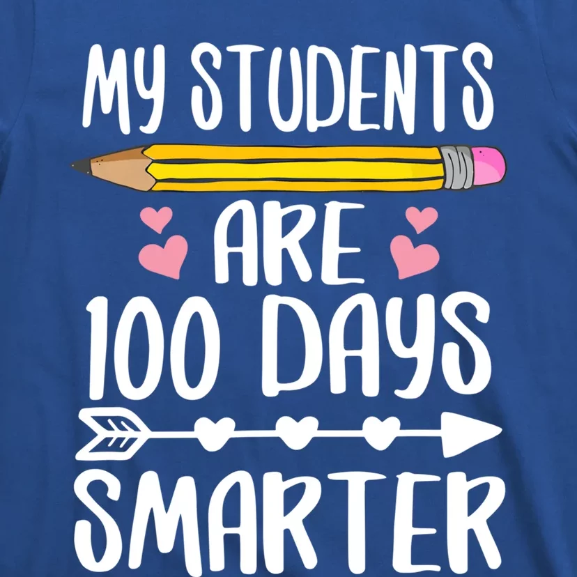 My Students Are 100 Days Smarter Teacher Gift T-Shirt