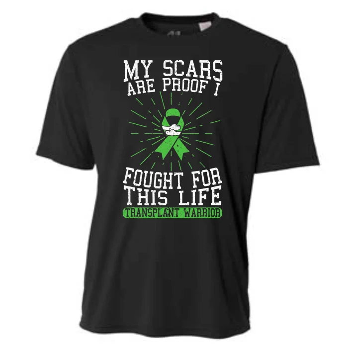 My Scars Are Proof I Fought For This Life Transplant Warrior Cooling Performance Crew T-Shirt