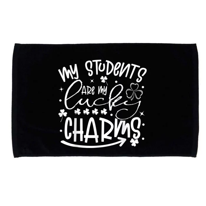 My Student Are My Lucky Charms St Patricks Day Teacher Microfiber Hand Towel