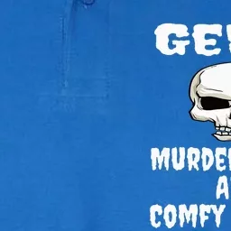 Murder Shows And Comfy Clothes Gen X Funny Generation Skull Softstyle Adult Sport Polo