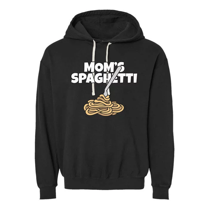 Moms Spaghetti And Meatballs Love Italian Food Gifts Foodies Garment-Dyed Fleece Hoodie