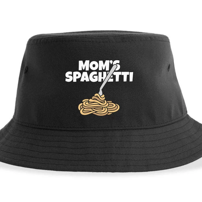 Moms Spaghetti And Meatballs Love Italian Food Gifts Foodies Sustainable Bucket Hat