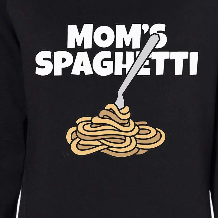 Moms Spaghetti And Meatballs Love Italian Food Gifts Foodies Womens California Wash Sweatshirt