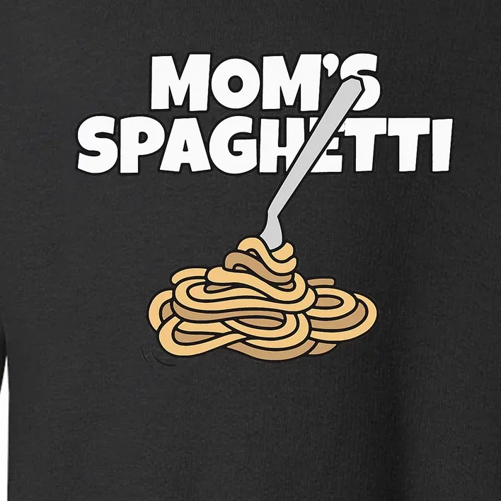 Moms Spaghetti And Meatballs Love Italian Food Gifts Foodies Toddler Sweatshirt