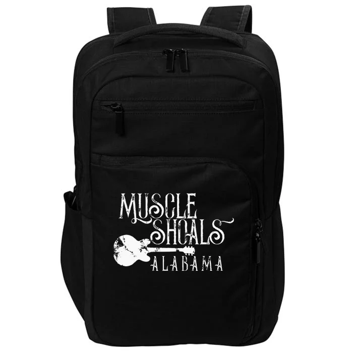 Muscle Shoals Alabama With Guitar Swampy Soul Music Fans Impact Tech Backpack