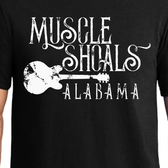 Muscle Shoals Alabama With Guitar Swampy Soul Music Fans Pajama Set