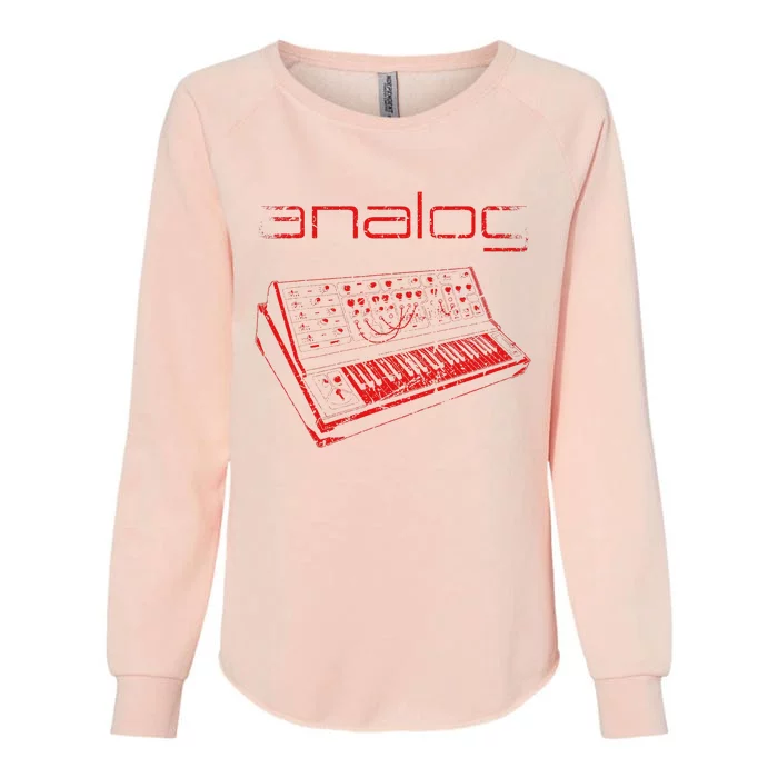 Modular Synthesizer Acid Analog Womens California Wash Sweatshirt