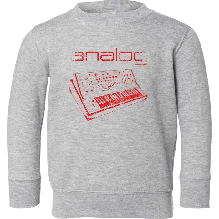 Modular Synthesizer Acid Analog Toddler Sweatshirt