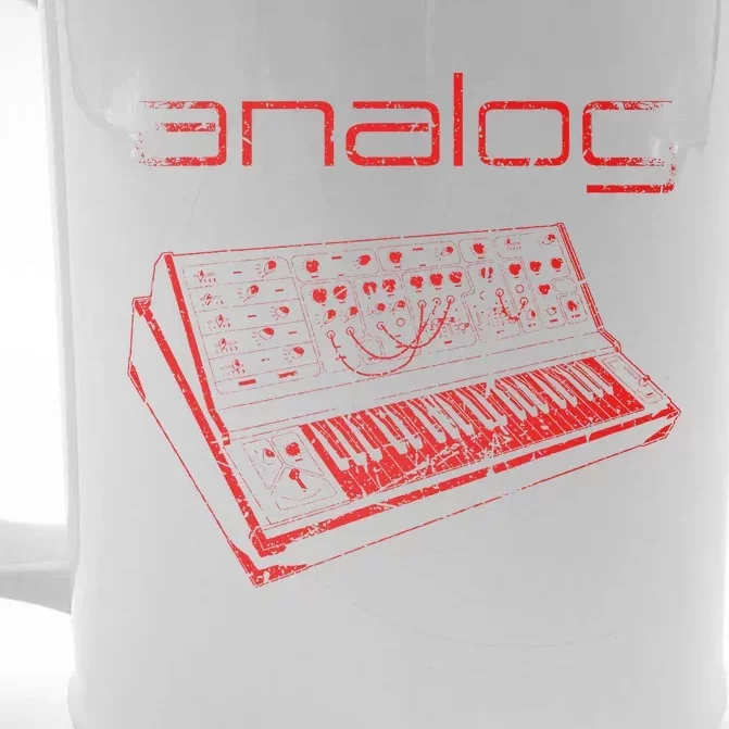 Modular Synthesizer Acid Analog Front & Back Beer Stein