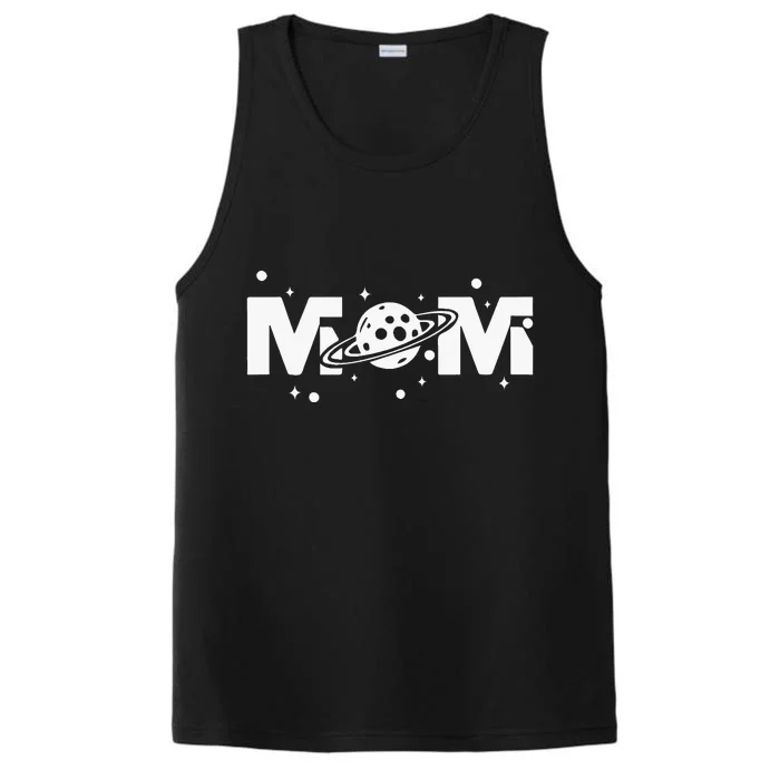 Mom Space Astronaut Mom Mama Momlife MotherS Day Present Performance Tank