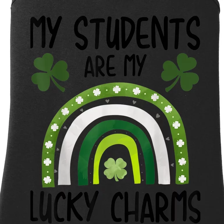 My Students Are My Lucky Charms Teacher St Patricks Day Ladies Essential Tank