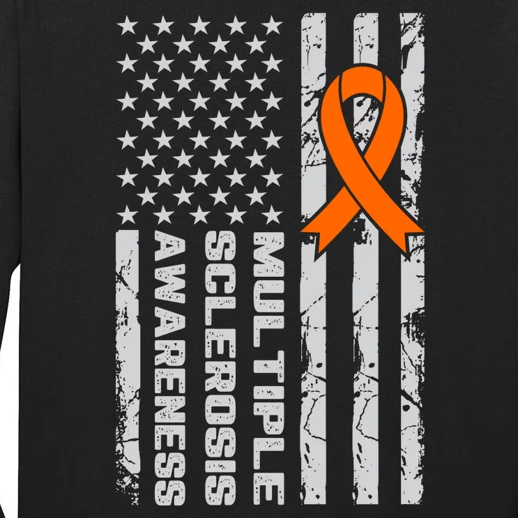 Multiple Sclerosis Awareness MS Tall Long Sleeve T-Shirt