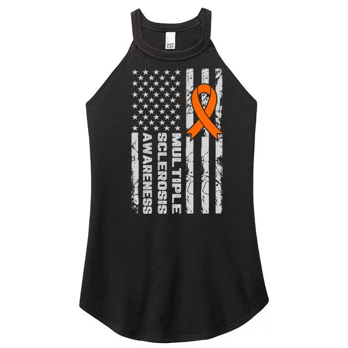 Multiple Sclerosis Awareness MS Women’s Perfect Tri Rocker Tank