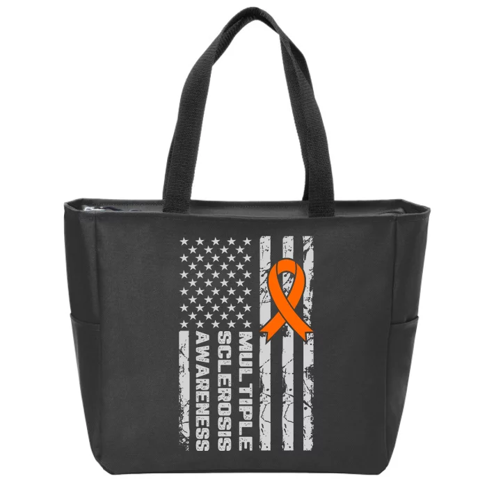 Multiple Sclerosis Awareness MS Zip Tote Bag