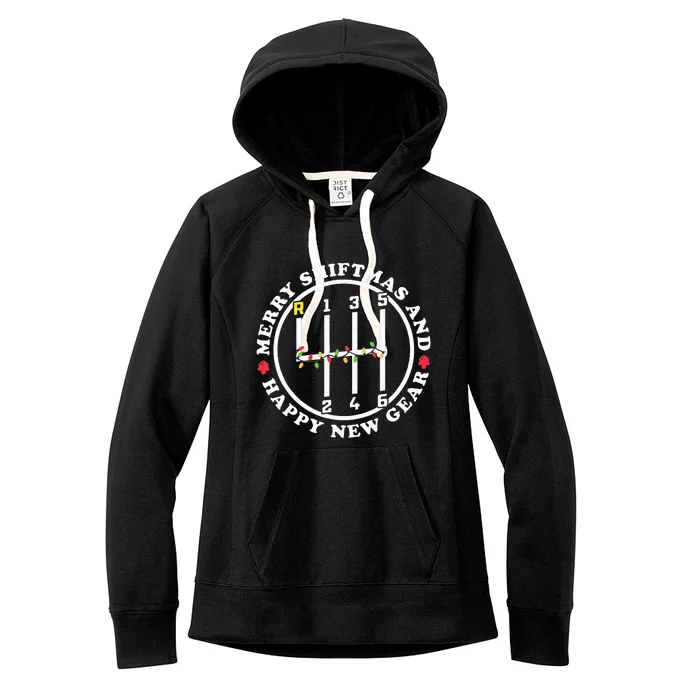 Merry Shiftmas And A Happy New Gear Christmas Women's Fleece Hoodie