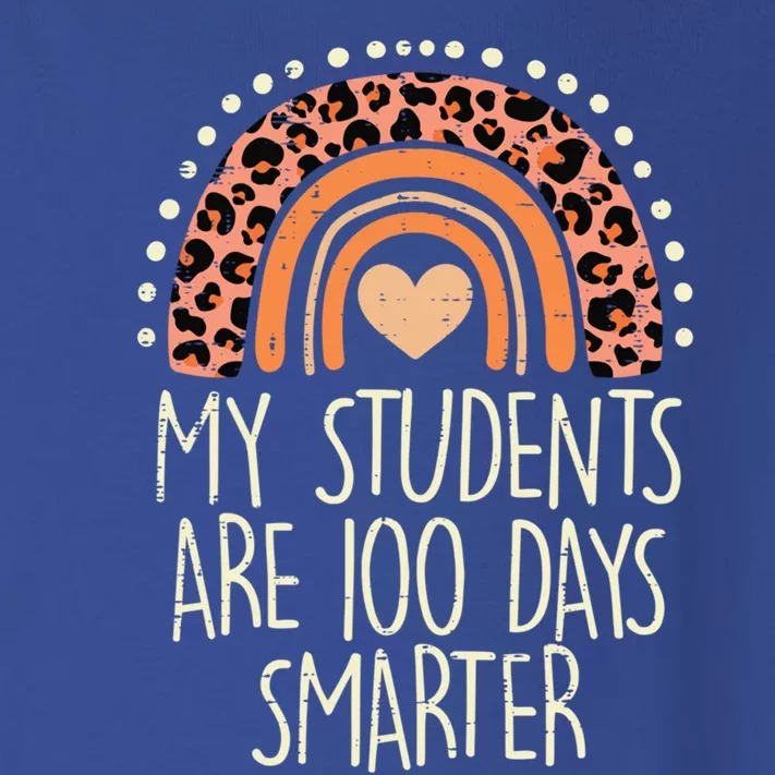 My Students Are 100 Days Smarter 100th Day Of School Teacher Gift Toddler Long Sleeve Shirt