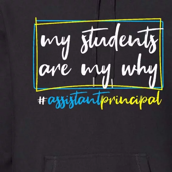 My Students Are My Why Assistant Principal Premium Hoodie