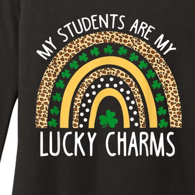 My Students Are My Lucky Charms Funny St Patricks Day Womens CVC Long Sleeve Shirt