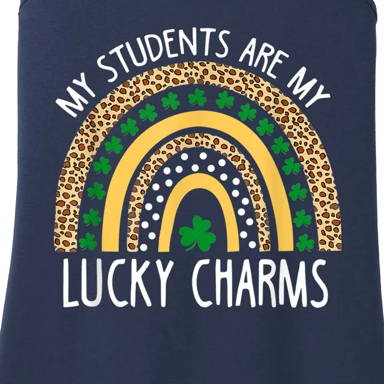 My Students Are My Lucky Charms Funny St Patricks Day Ladies Essential Tank