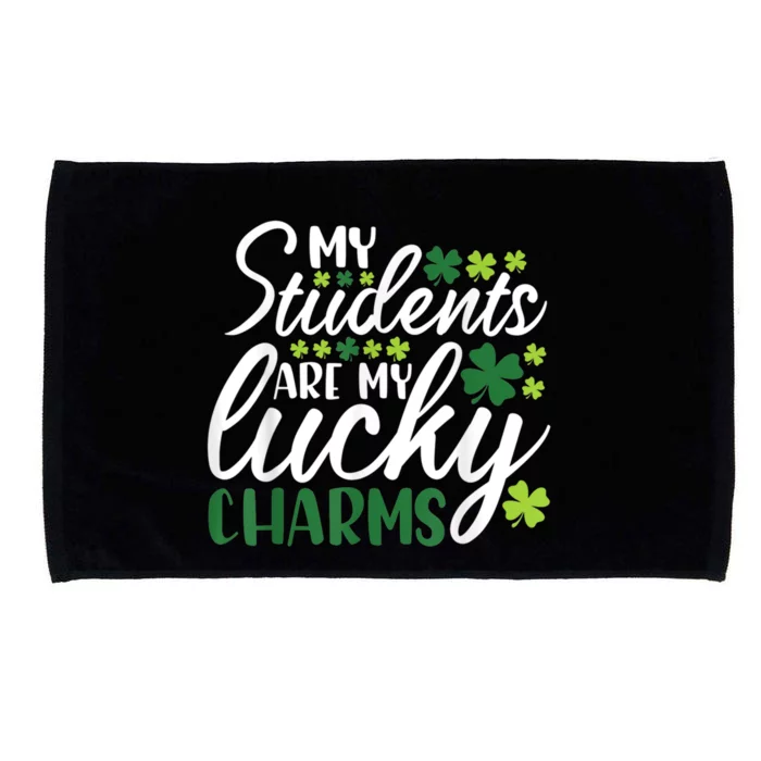 My Students Are My Lucky Charms Funny St Patricks Day Microfiber Hand Towel