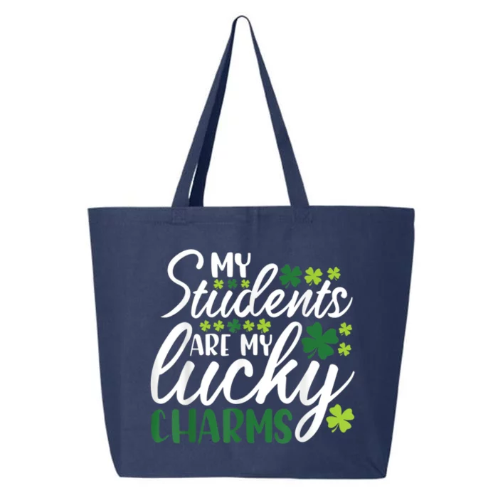 My Students Are My Lucky Charms Funny St Patricks Day 25L Jumbo Tote