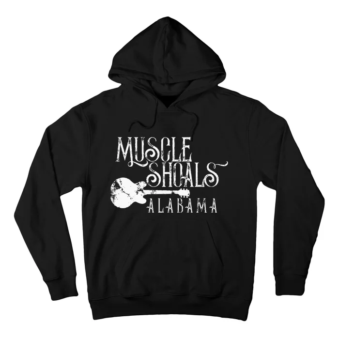 Muscle Shoals Alabama With Guitar Swampy Soul Music Fans Hoodie