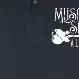 Muscle Shoals Alabama With Guitar Swampy Soul Music Fans Softstyle Adult Sport Polo