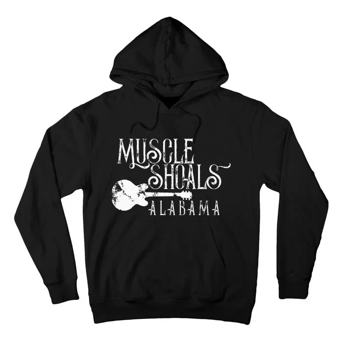 Muscle Shoals Alabama With Guitar Swampy Soul Music Fans Tall Hoodie