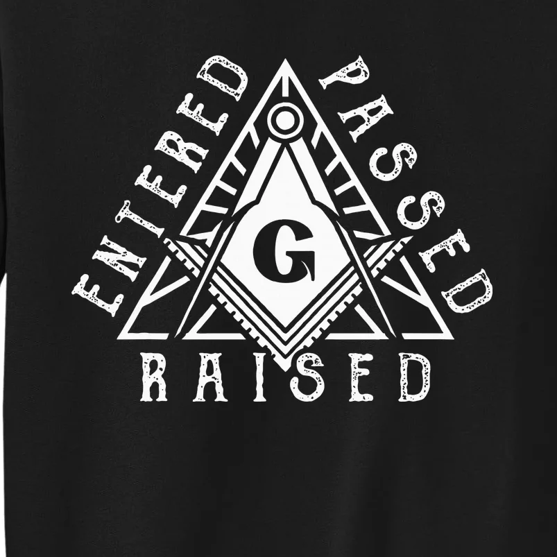 Masonic Square And Compasses Design Sweatshirt