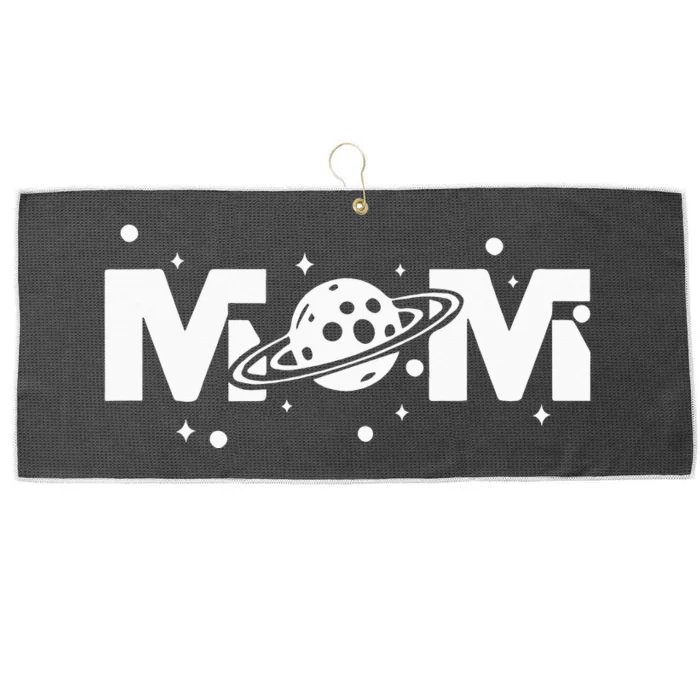 Mom Space Astronaut Mom gift for Mother's Day Present Large Microfiber Waffle Golf Towel