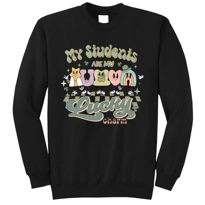 My Students Are My Charms Teacher St Patrick's Day Retro Sweatshirt