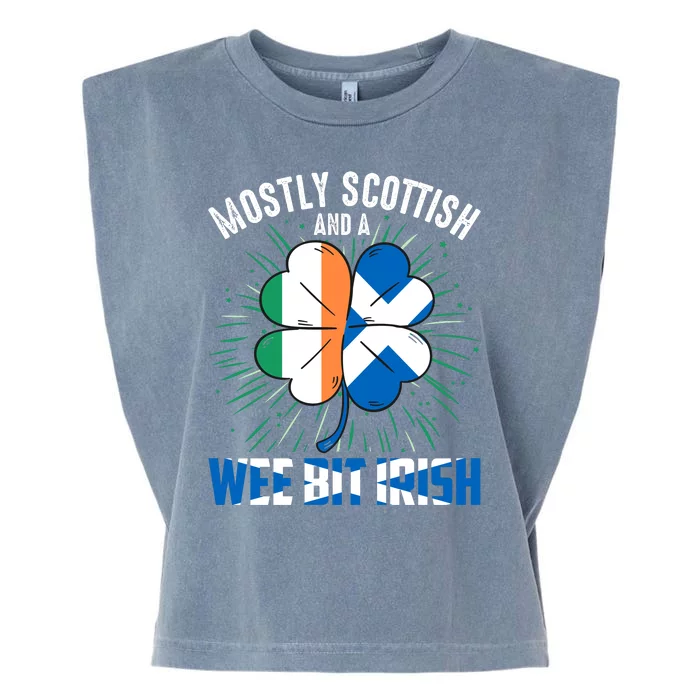 Mostly Scottish And A Wee Bit Irish Garment-Dyed Women's Muscle Tee