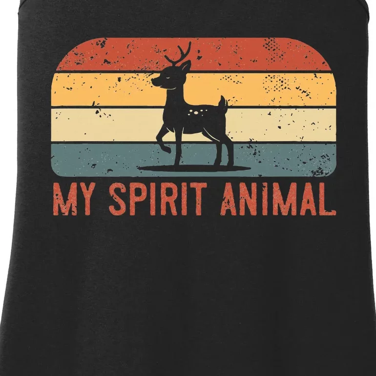 My Spirit Animal Is A Deer Ladies Essential Tank