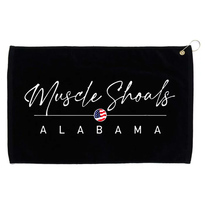 Muscle Shoals Alabama Grommeted Golf Towel