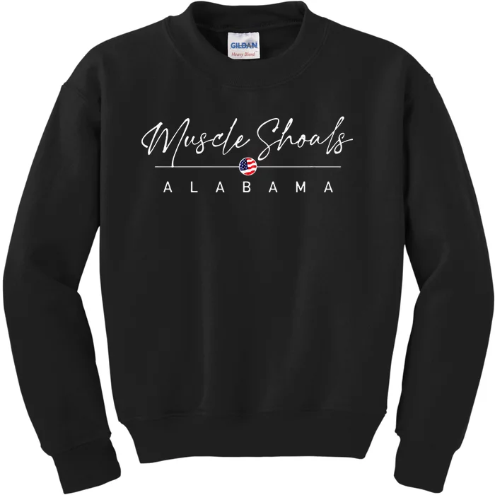 Muscle Shoals Alabama Kids Sweatshirt