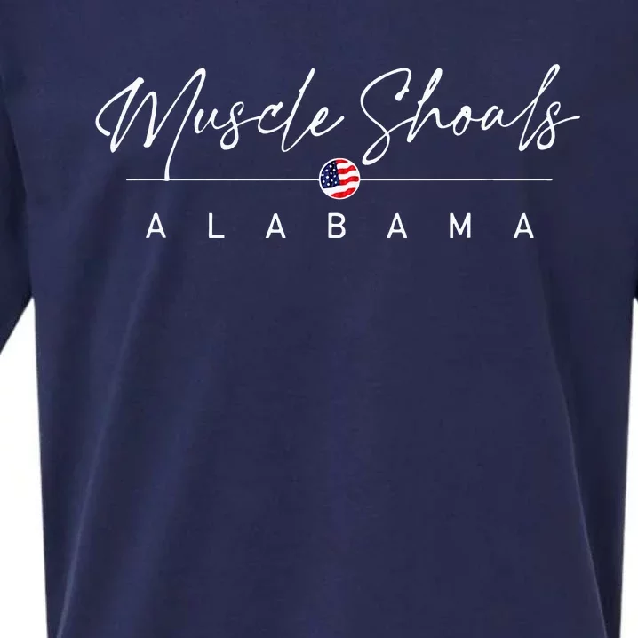 Muscle Shoals Alabama Sueded Cloud Jersey T-Shirt