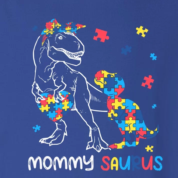 Mommy Saurus Autism Awareness Autistic Dinosaur Family Great Gift Toddler Long Sleeve Shirt