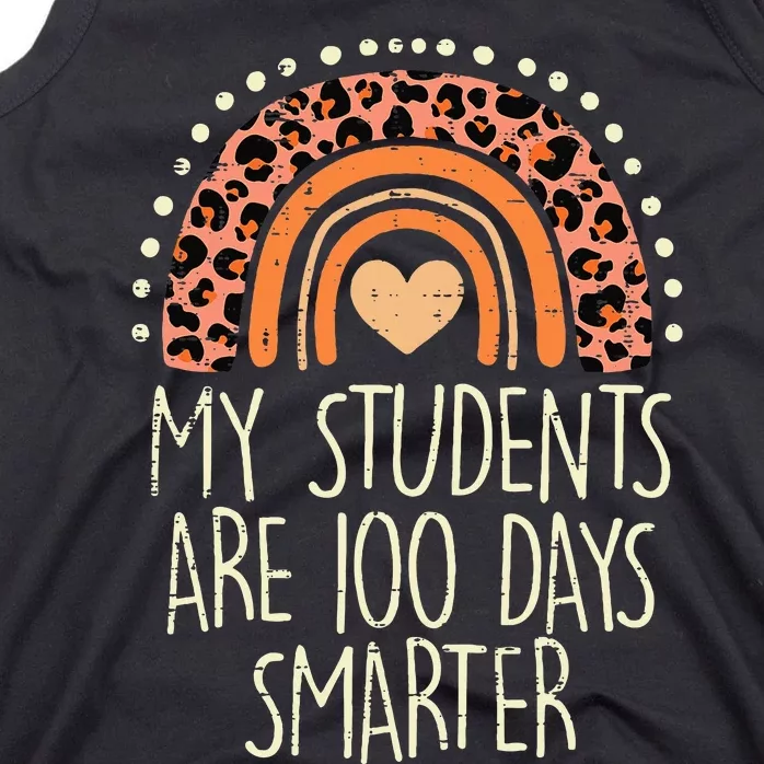 My Students Are 100 Days Smarter 100th Day Of School Teacher Tank Top