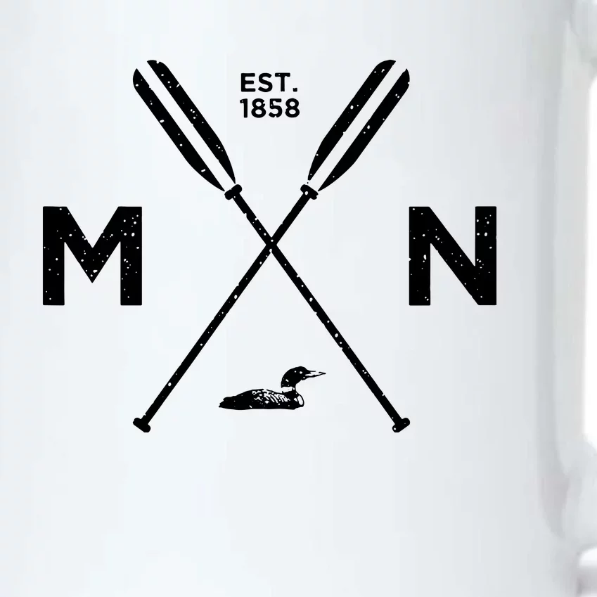 Minnesota State Awesome Mn Nice Adventure 1858 Loon Black Color Changing Mug