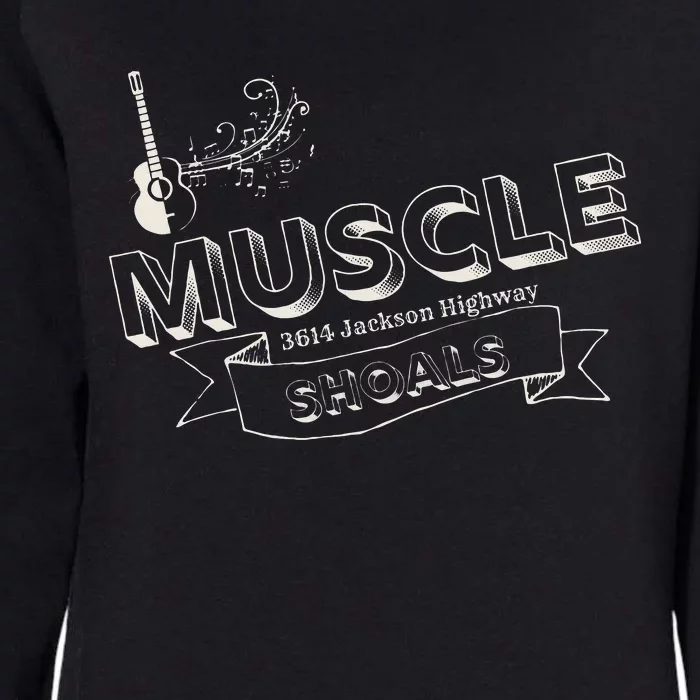 Muscle Shoals Alabama 3614 Jackson Highway Music Souvenir Womens California Wash Sweatshirt