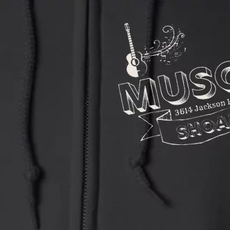 Muscle Shoals Alabama 3614 Jackson Highway Music Souvenir Full Zip Hoodie