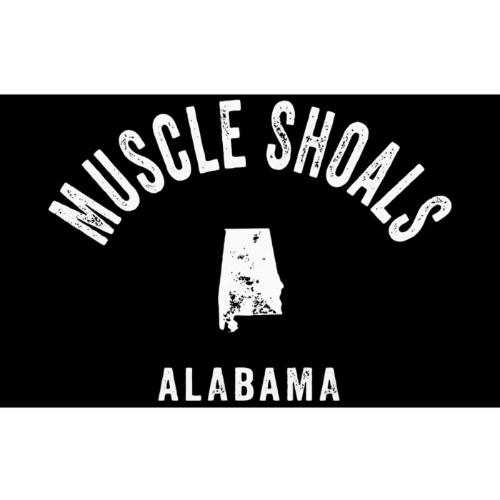 Muscle Shoals Alabama Al Vintage 70s Athletic Sports Design Bumper Sticker