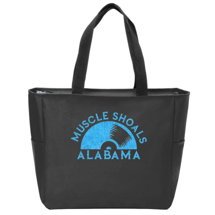 Muscle Shoals Alabama Music City Recording Studio Capital Zip Tote Bag