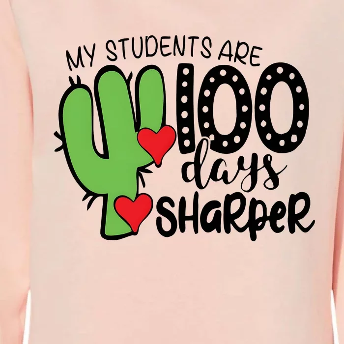 My Students Are 100 Days Sharper Womens California Wash Sweatshirt