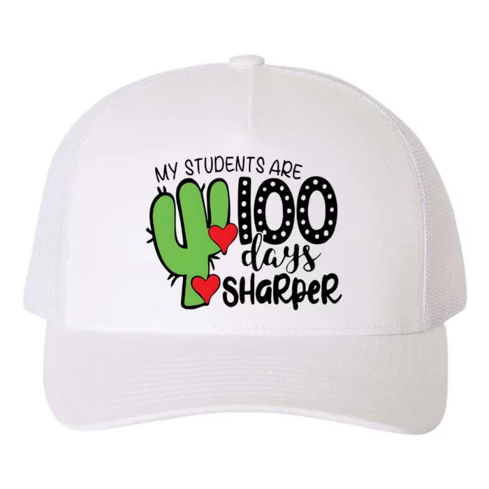 My Students Are 100 Days Sharper Yupoong Adult 5-Panel Trucker Hat