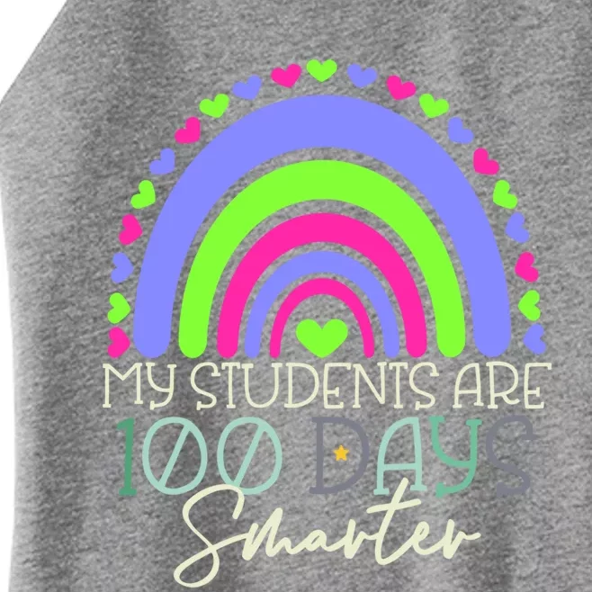 My Students Are 100 Days Smarter 100th Day Students Cute Gift Women’s Perfect Tri Rocker Tank